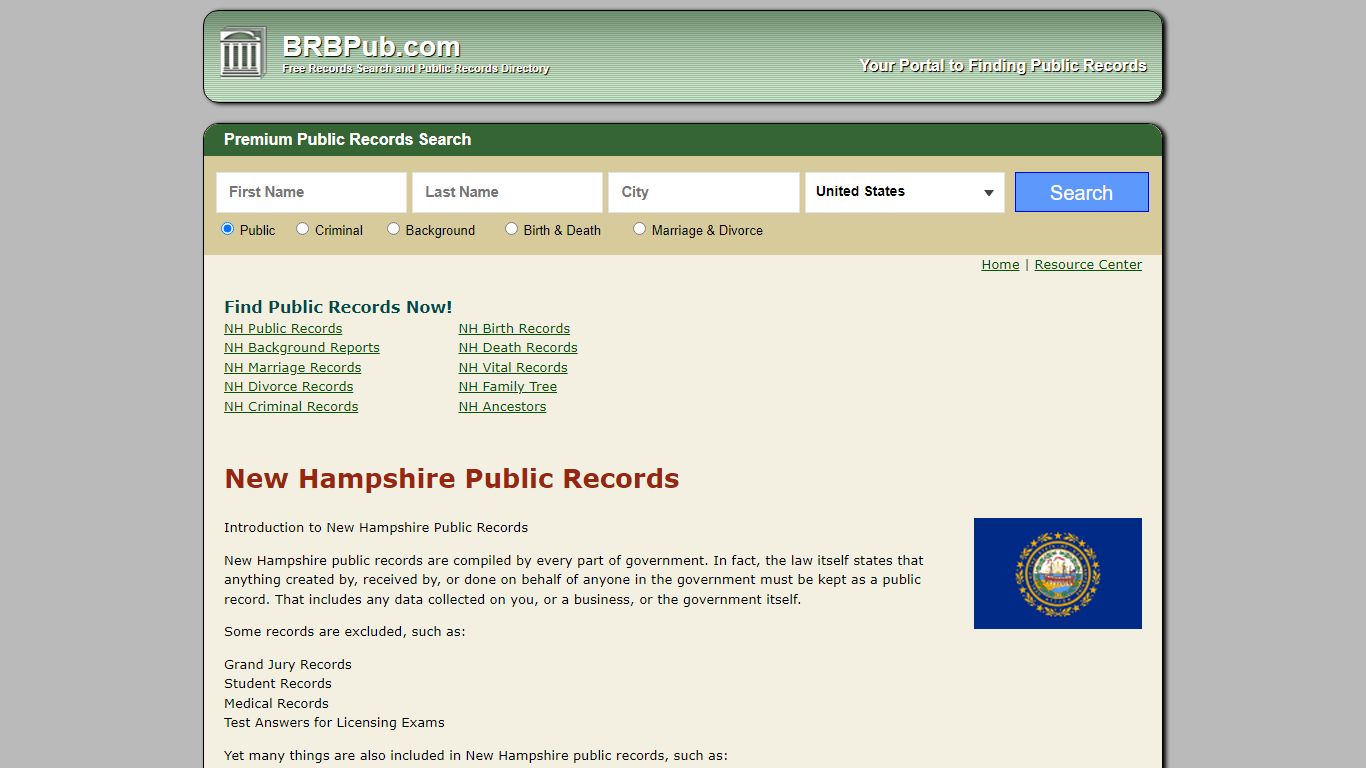 Free New Hampshire Public Records | Search Criminal and ...